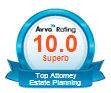 Avvo Rating | 10.0 Superb | Top Attorney Estate Planning